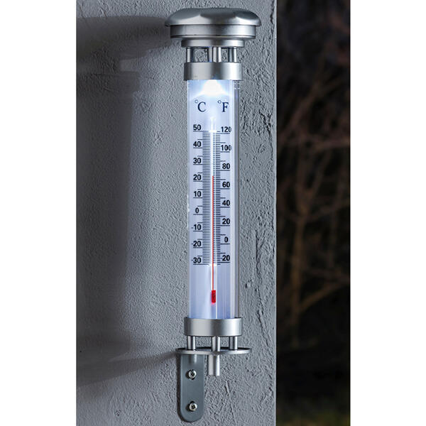 XL-LED-Solar-Thermometer