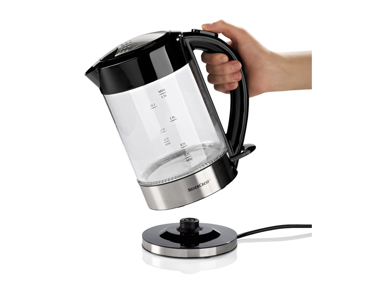 SILVERCREST KITCHEN TOOLS Illuminating Glass Kettle