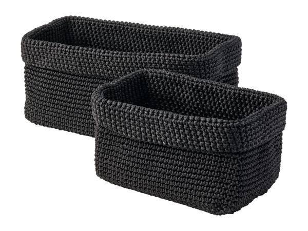 Livarno Home Hanging Organiser / Storage Basket Set