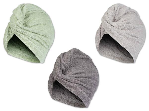 Haarturban mit Knopf