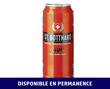 ST. GOTTHARD 
 BIÈRE LAGER BLONDE