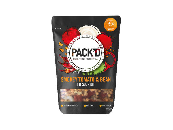 PACK'D Smokey Tomato & Bean Fit Soup Kit