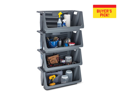 Workzone Heavy Duty Stackable Storage Bin