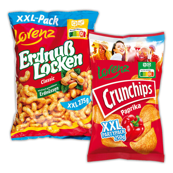 Crunchips / Erdnuß Locken XXL