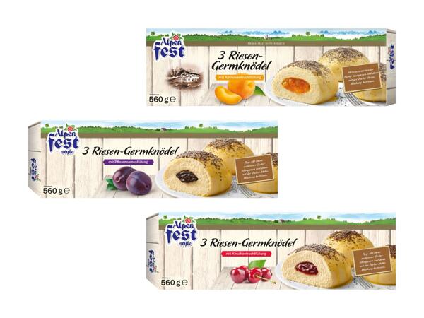 Brioche géante garnie cuite à la vapeur