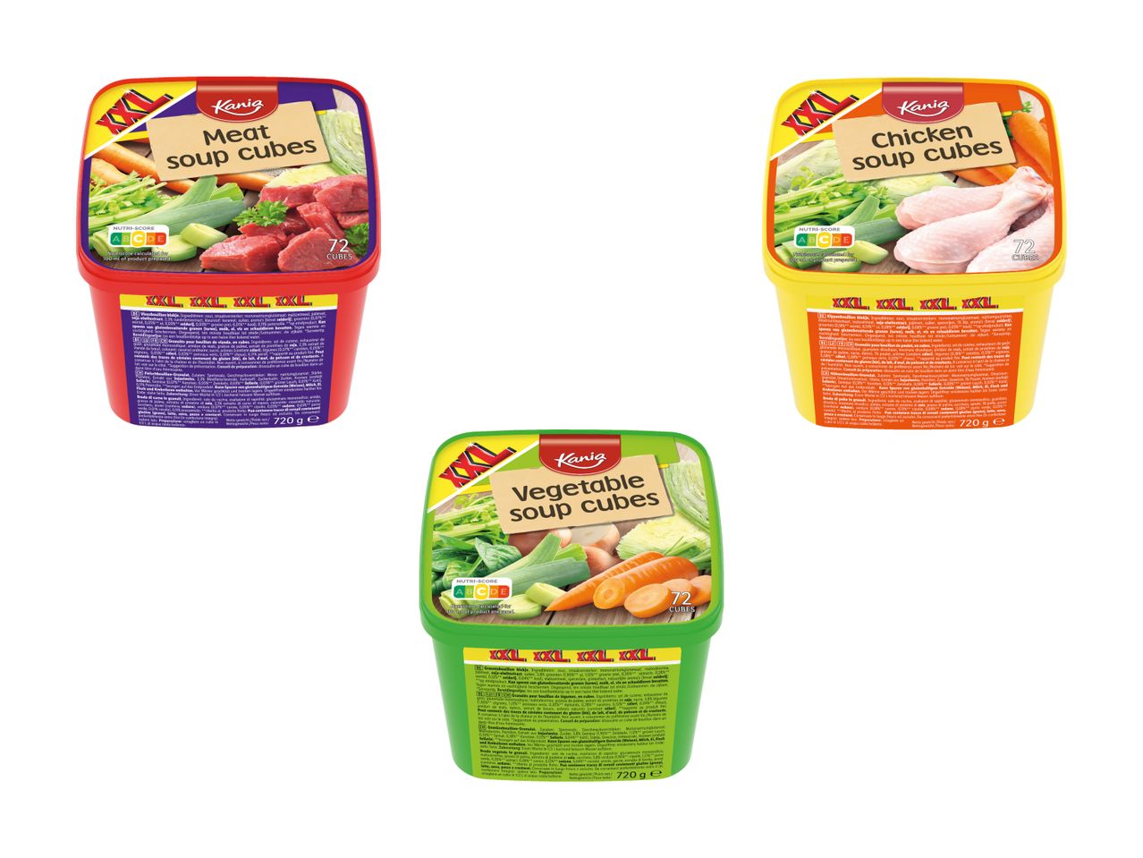 Cubes de bouillon XXL