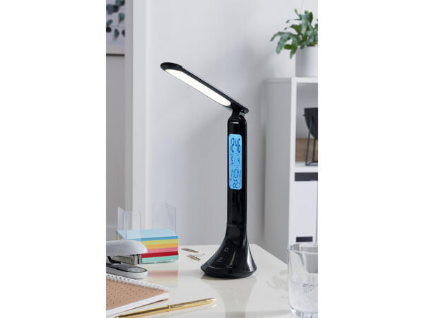 Livarno Lux LED-bordslampa med klocka