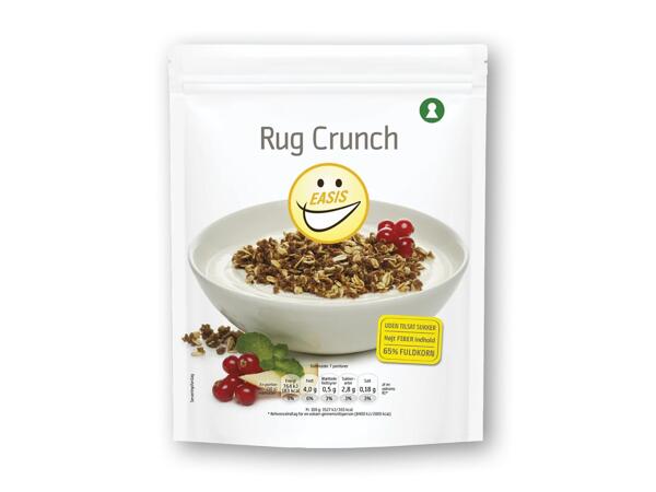 Granola, rug crunch, eller cruesli