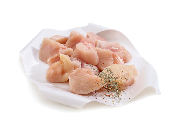 Dés de filet de poulet