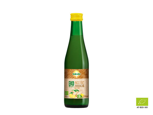 Ekologisk ingefärsjuice
