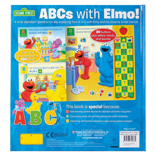 Children's ABCs with Elmo First Words Sound Book - Sesame Street