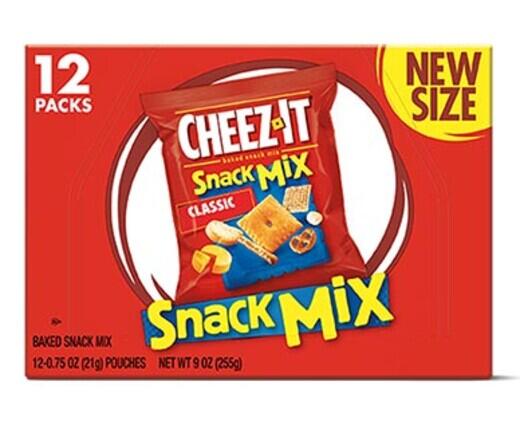 Cheez-It 
 Portion Packs Extra Toasty or Snack Mix