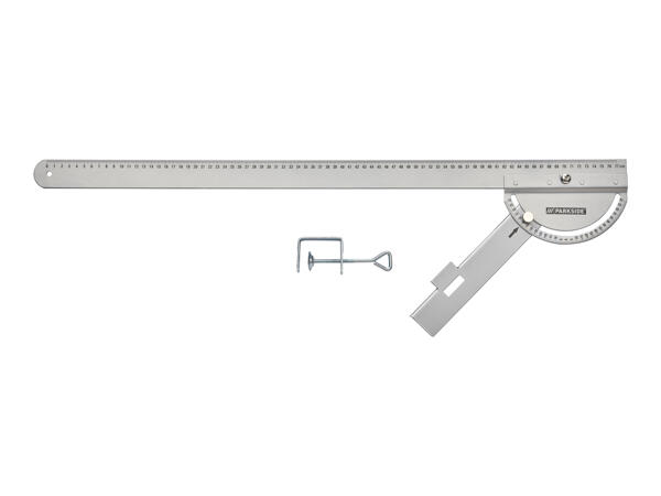 Parkside Try Square Set /Ruler and Level with Handle/Saw Angle Guide