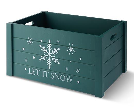 Huntington Home Winter Farmhouse Crate