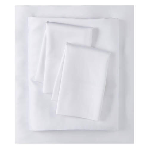 4 Piece King Size Bamboo Sheet Set, White