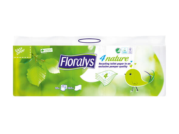 Papier hygiénique, 4 épaisseurs