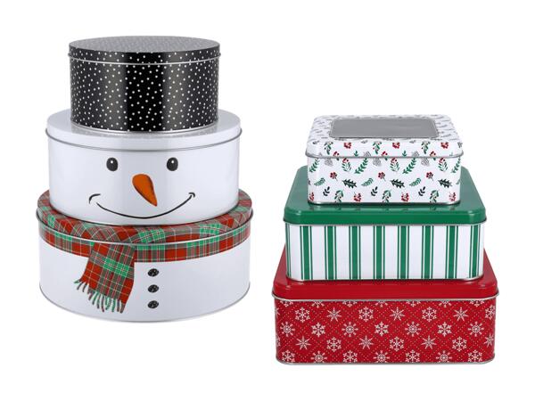 Set de boîtes à biscuits, 3 pièces