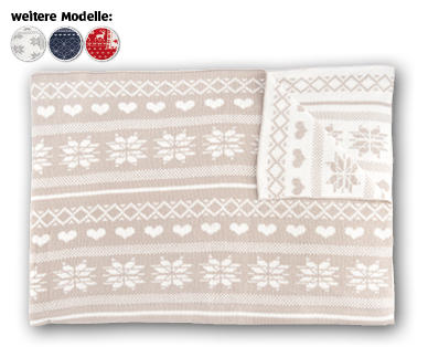 MY LIVING STYLE Jacquard-Strickdecke