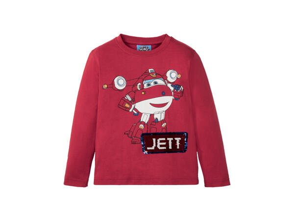Boys' Long Sleeve Top "Marvel, Super Wings, Paw Patrol"