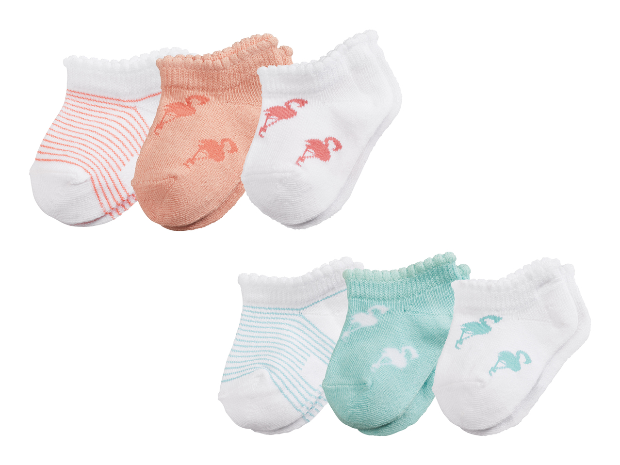 Socquettes pour bébé, 3 paires1
