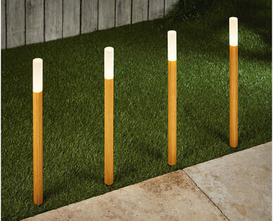 Solar Acrylic Path Lights 4pk