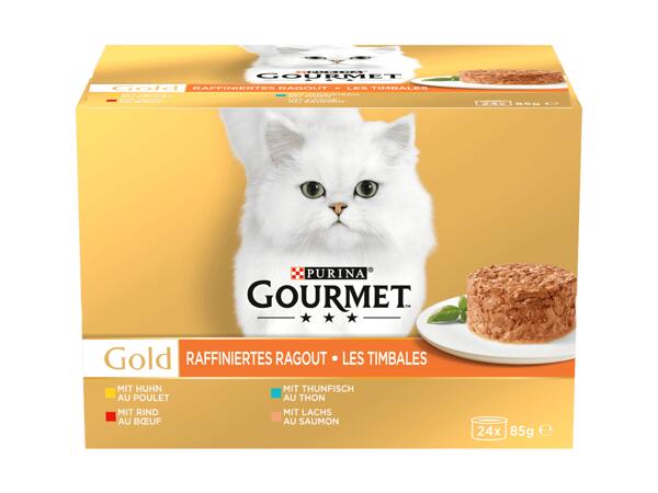 Aliments humides pour chats Gourmet Gold