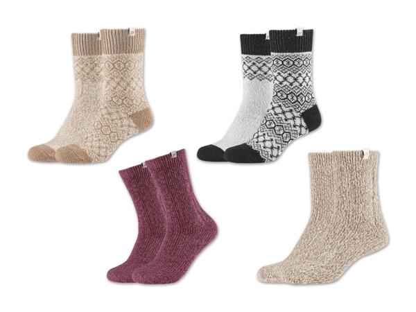 Damen Kuschelsocken, 2 Paar