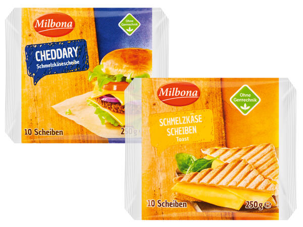 Schmelzkäse in Scheiben