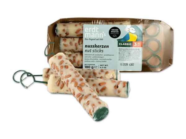 Nusskerzen, 3 Stück
