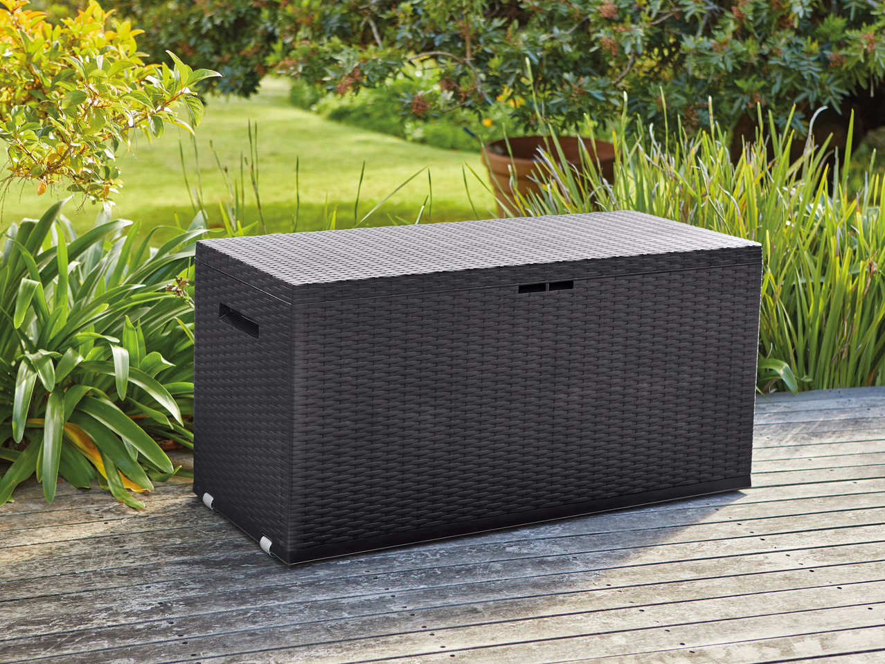 Florabest Rattan Garden Box1