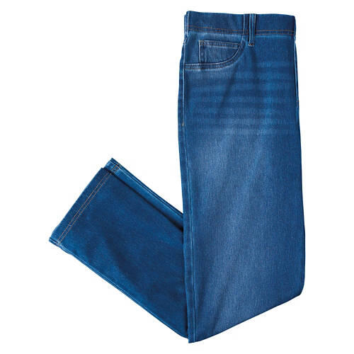 Ladies Straight Jeggings - Blue, L