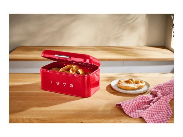Silvercrest Red Bread Bin