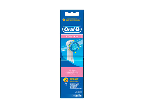 Zahnbürstenköpfe Soft Clean, 2er