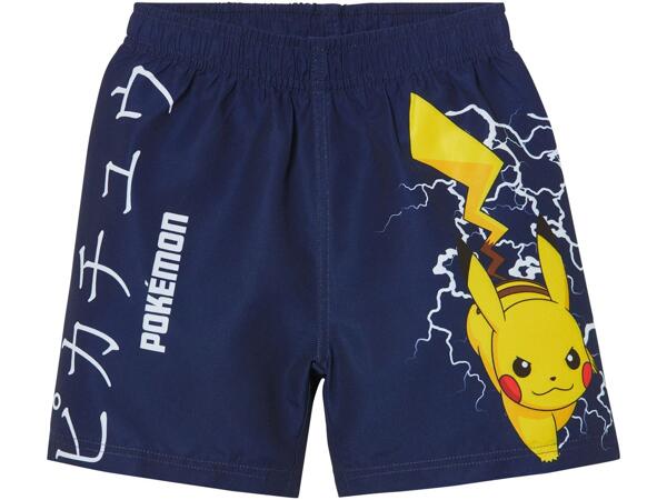 Boys' swimming shorts "Pokémon, Jurassic World, Marvel"