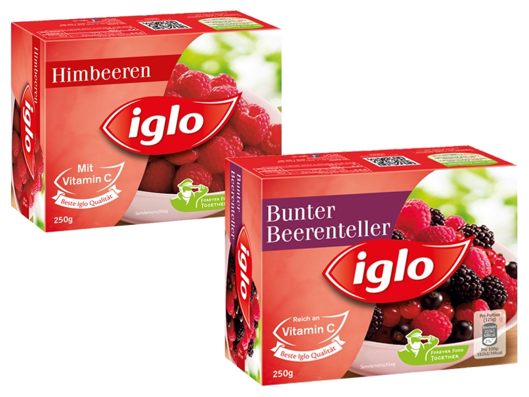 IGLO Bunter Beerenteller/Himbeeren