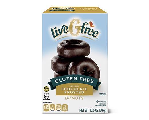 liveGfree 
 Glazed or Chocolate Gluten Free Donuts
