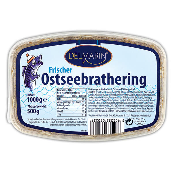 Frischer Ostseebrathering