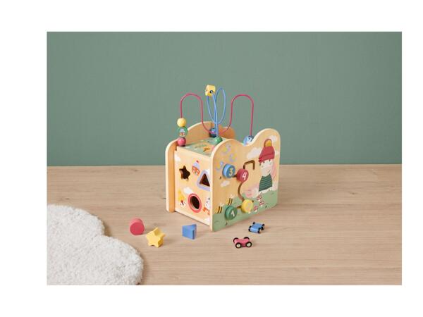 Lupilu Wooden Baby Walker/​Activity Cube