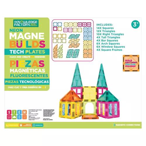Kid's Magne Builds - Primary, 60 pieces