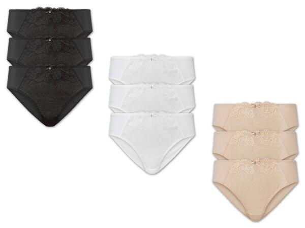 Damen Slip, 3 Stück