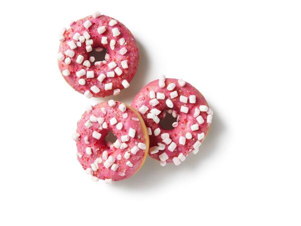Strawberry flavour and Marshmallow Donut