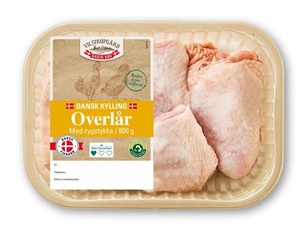 Danske kyllinge­overlår, -underlår eller brystfilet med BBQ