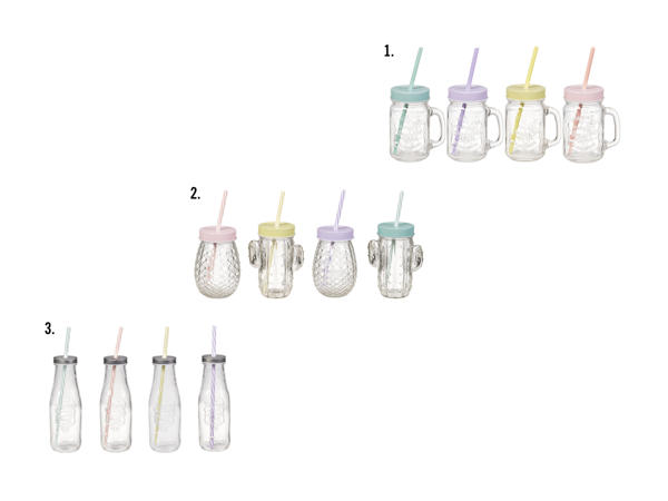 Verres, lot de 4