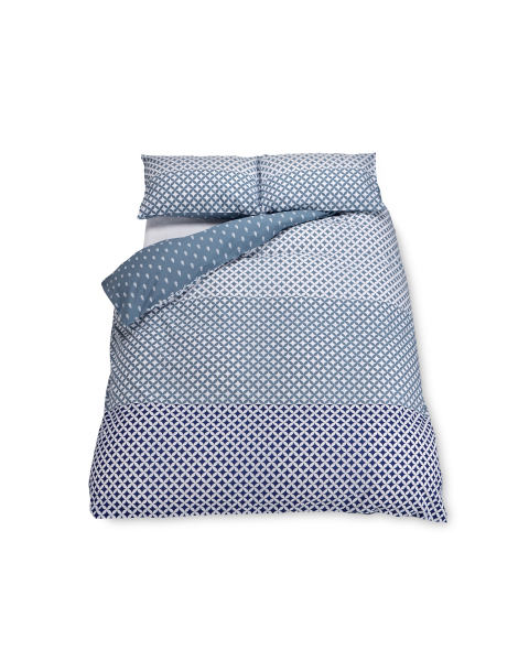 3 Tone Print  King Size Duvet Set