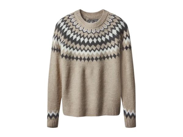 Esmara Ladies' Beige Chunky Knit Jumper