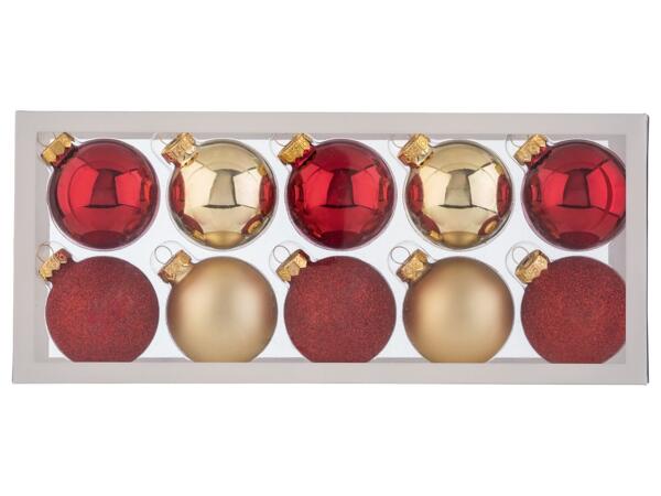 Christmas Baubles, 10 or 24 Pieces