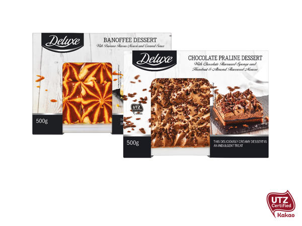 Banoffee-/Chokladdessert