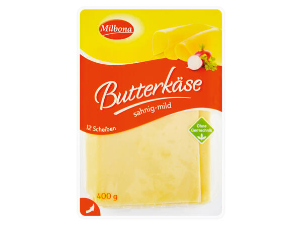 Butterkäse in Scheiben
