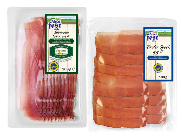 Südtiroler oder Tiroler Speck g.g.A.
