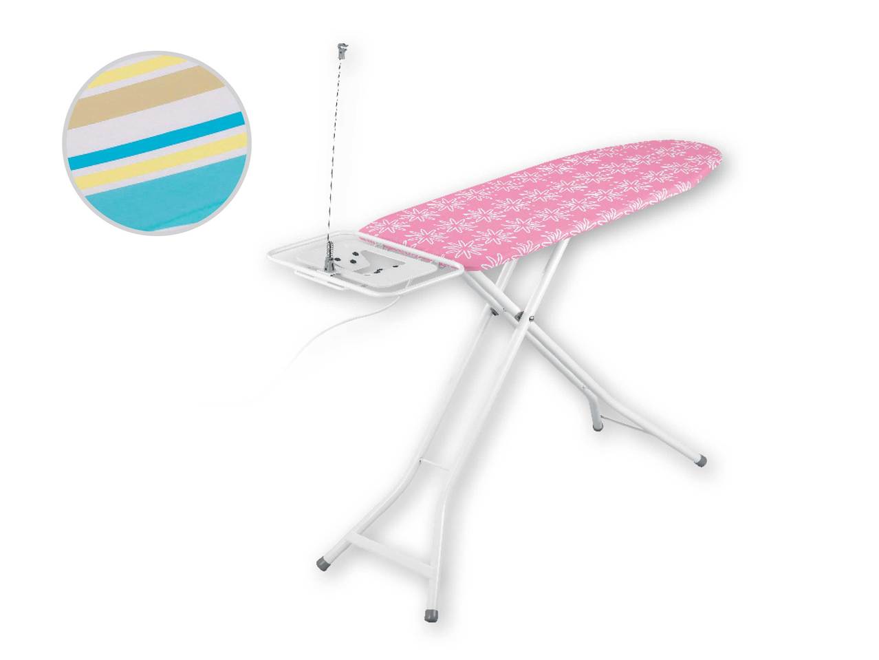 AQUAPUR Ironing Board with Plug Socket